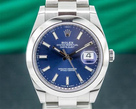 rolex oyster perpetual datejust blue face fake|rolex datejust 41 oyster steel.